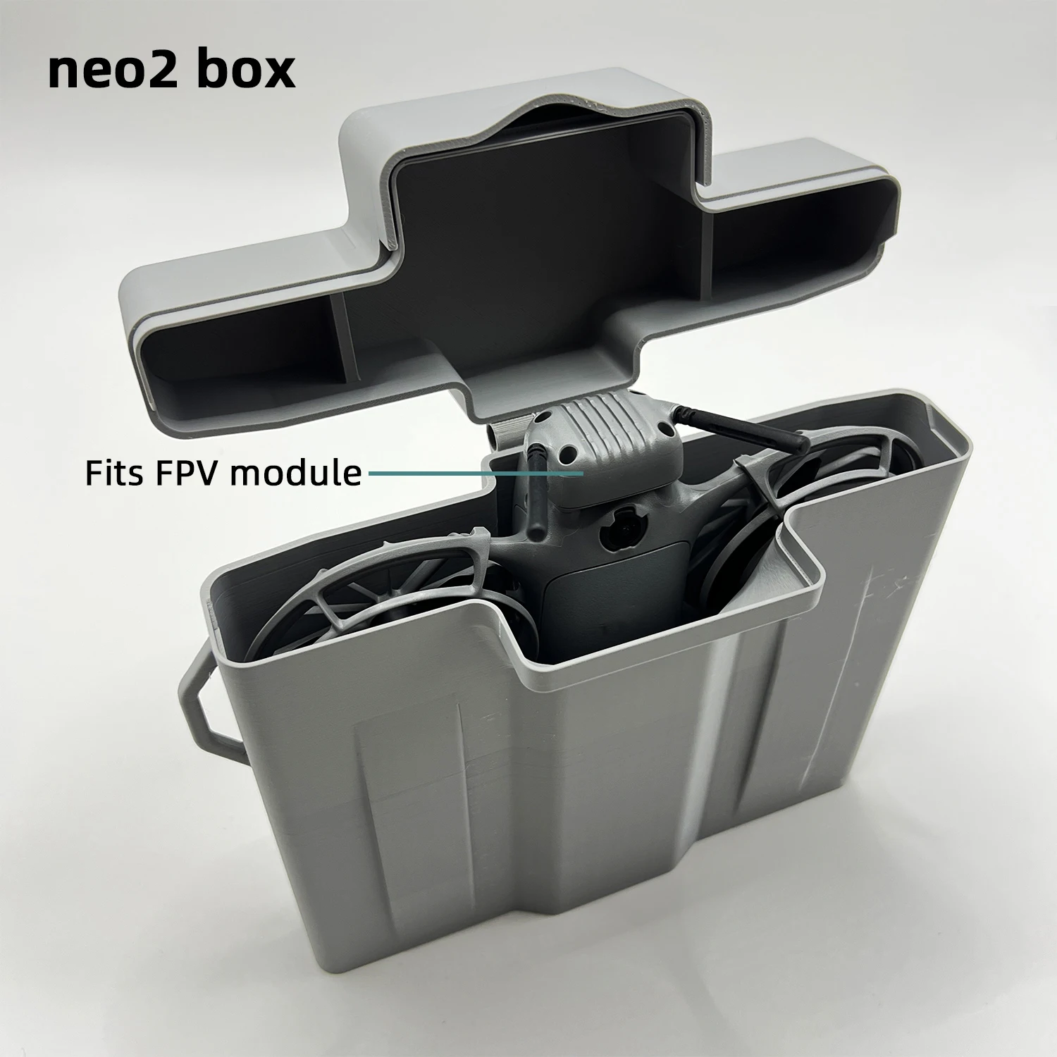 Coque de protection rigide pour DJI Neo2 - Compatible module FPV