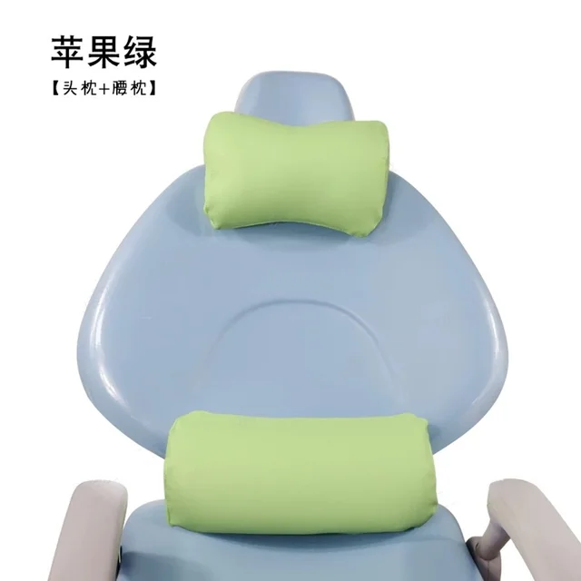 Dentistry Dentist Chair Unit Accessories Dental Waist Pillow Neck Pillow Memory Cotton Neck Cushion Waist Cushion Set