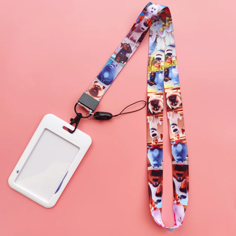 Schöne Haustiere Lanyard Ausweishalter Tiere Ausweishalter Umhängeband Arbeit Lanyards Tür Karten Fall Schlüsselanhänger Kinder Geschenk – Detail 12