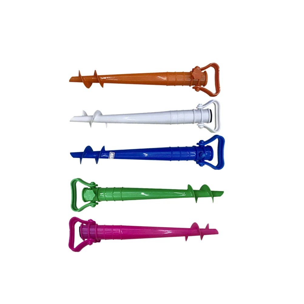 Umbrella Spike Beach Umbrella Sand Ground Anchor Stretch Stand Holder Base For Fishing Pole Sun Beach GardenPatio
