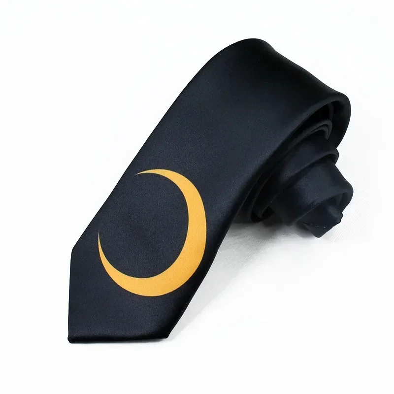 Anime Character Moon Tie Cosplay JK Uniform Lolita Student Men Women Kawaii Tie Gift Clothing Prop Accessories