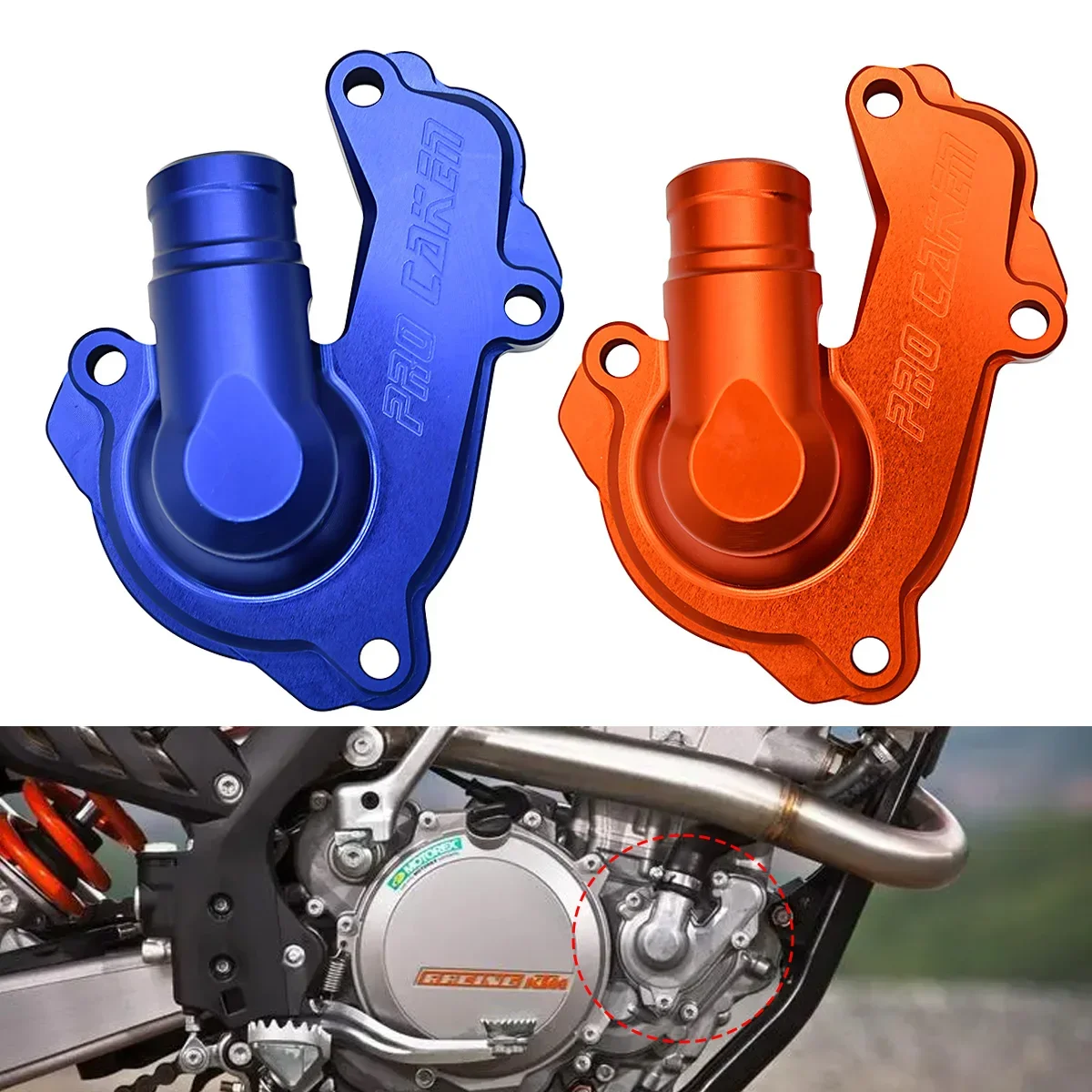 

Motorcycle CNC Water Pump Guard Cover Protector For KTM GASGAS EC-F MC-F EXC-F SX-F XC-F XCF-W 250 350 FC FE FX 2016-2021 2022
