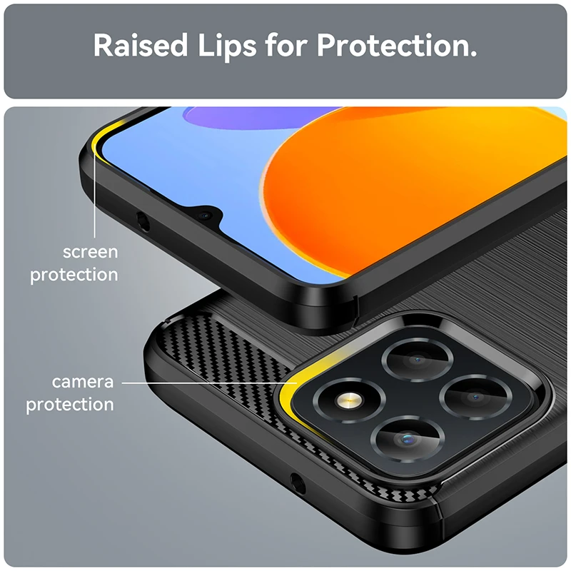 Enhanced Thick Shockproof Silicone Phone Case with Soft Bumper Back Cover