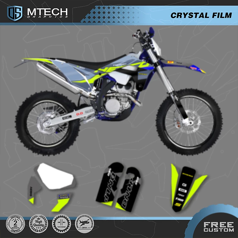 DSMTECH Custom Team Graphics Decals Stickers Kit For SHERCO Sticker ...