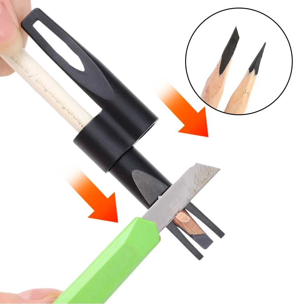 Beginner's Eyebrow Pencil Sharpener Tool Duckbill Thread Sharpener for Perfect Eyebrows Cosmetic Pencil Sharpening Makeup Aids