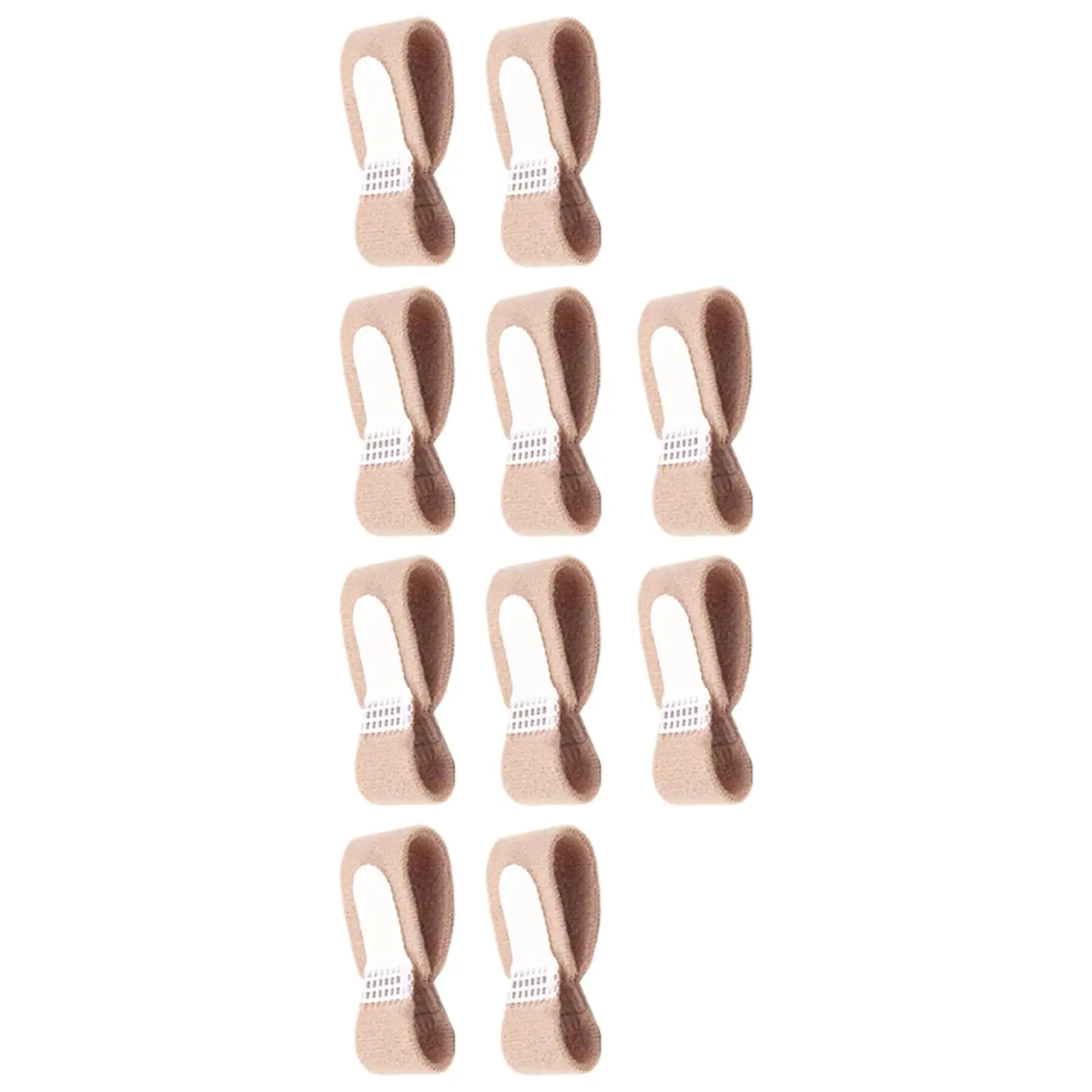 10 Pieces Broken Finger Wraps Finger Splint Buddy Tape Convenient Beige for Dislocated Joint