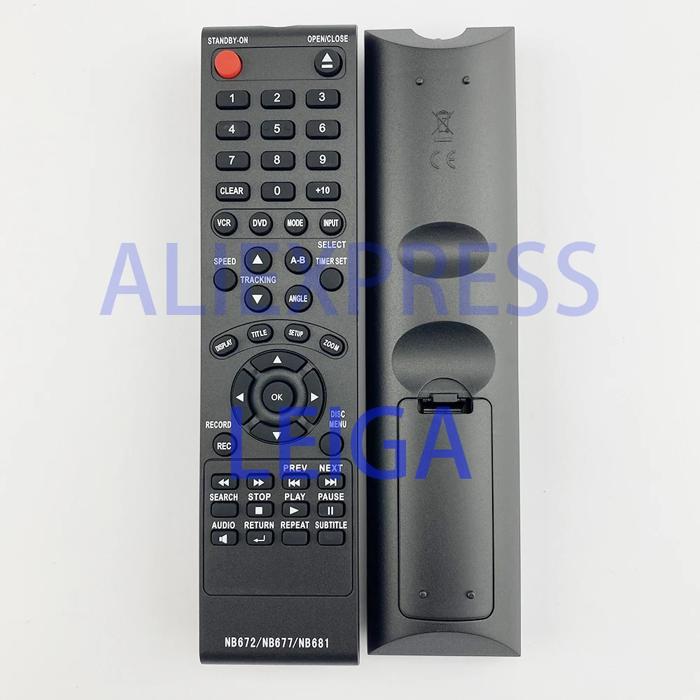 Nb681 Nb677 Nb672 Telecomando Per Funai Dvd Vcr Combo Player Cdv225Fx4 Dv220Fx4 Dv220Fx4A Controller Di Ricambio