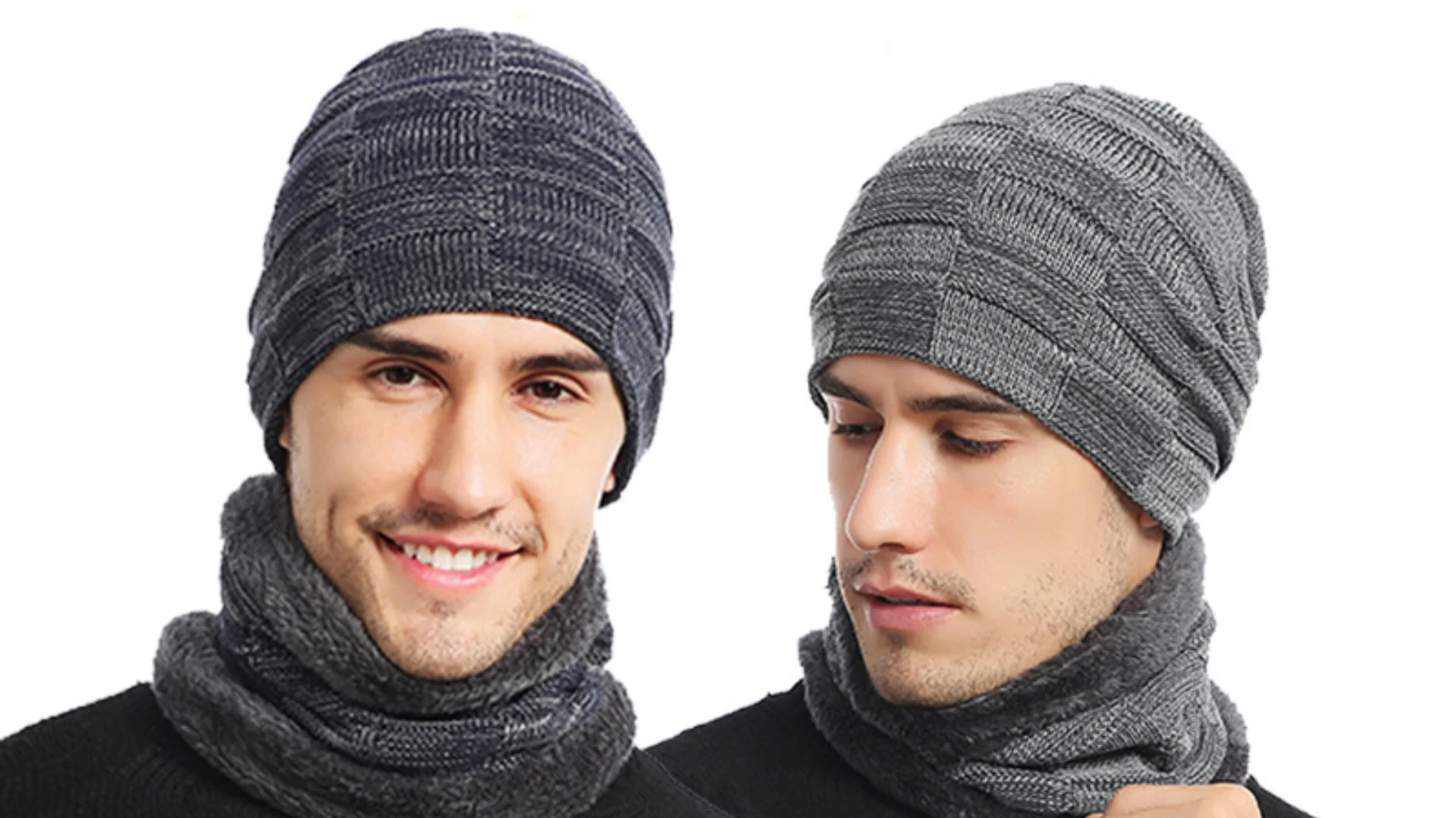 bufanda con gorro pegado