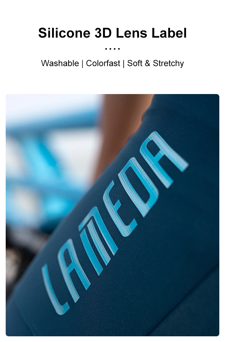LAMEDA Radsport-Trägerhose mit Stoßdämpfungspolster, Rennrad-Shorts, MTB-Kurzhose, Hochelastische Sommer-Fahrradbekleidung für Herren – Detail 9