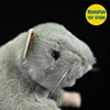 Grey Mouse Plush Toy High Fidelity Rats Plushie Hamster Peluche Lifelike Stuffed Animals Simulation Doll Kawai Toy Gifts 4