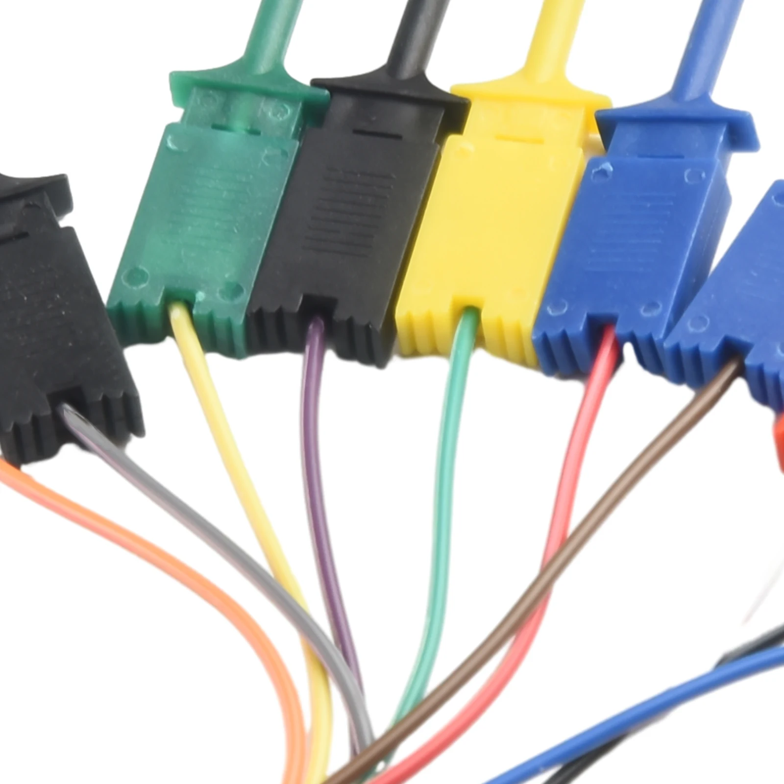 Puntali per Multimetro Elettrico Set con Clip a Coccodrillo