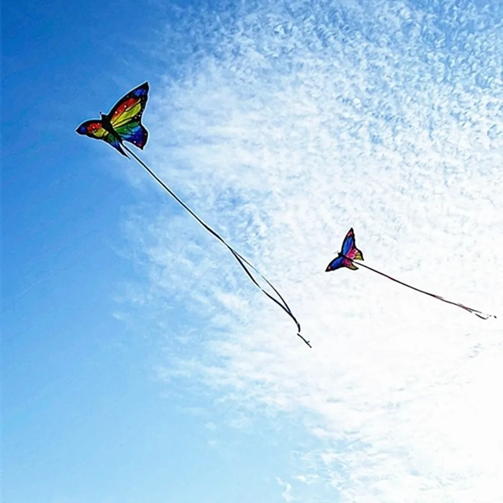 Summer Colorful Butterfly Kite Steering Beautiful Butterfly 1.45m Kite Good Flying Factory Outlet Flying Kite Garden 4