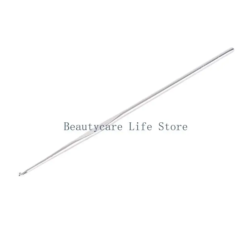 652C 2개/세트 머리 염색 캡 + 후크 브러시 컬러링 하이라이트 프로스팅 팁 커버