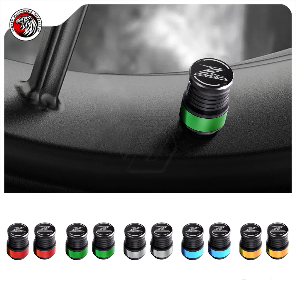 

Motorcycle Wheel Tire Valve Caps Fits for Kawasaki Z250 Z 250 CNC Aluminum