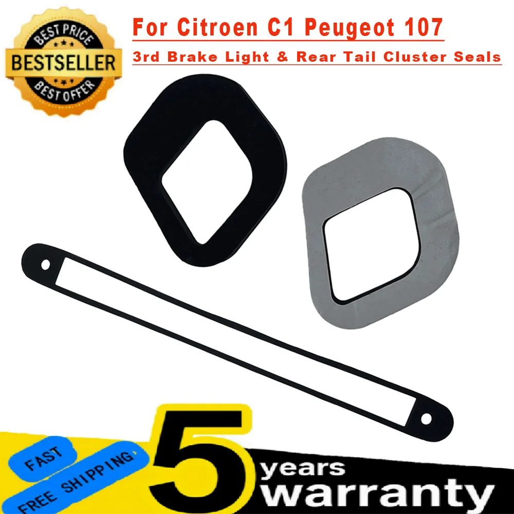 

Suitable For Citroen C1 Peugeot 107 Tail Lights 3rd High Brake Light Upgraded Seal Kit Seals Leak Fix Kit