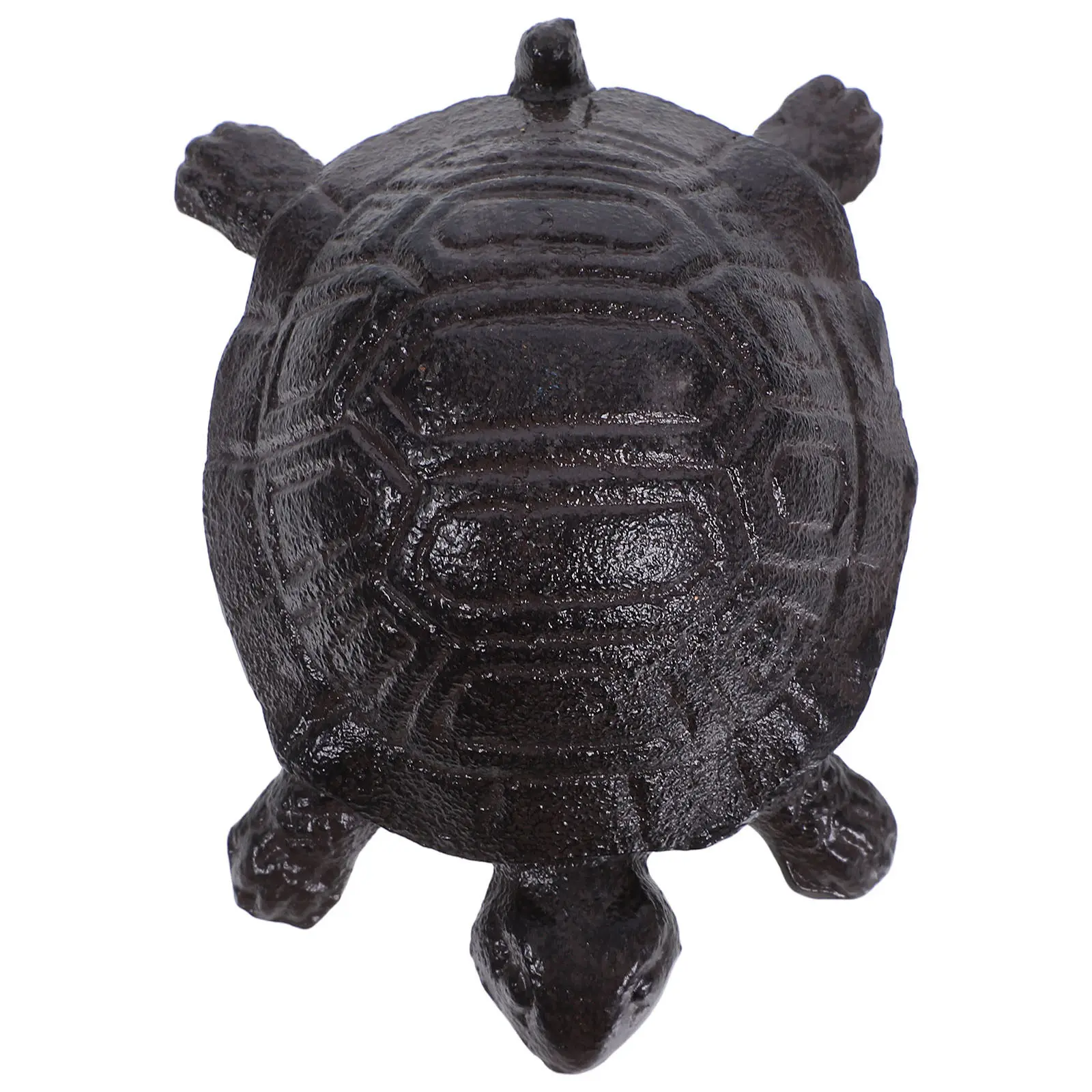 빈티지 주철 거북이 모양 수납함 숨겨진 열쇠 보관함 야외 정원 장식 조각상 열쇠와 돈을 위한  수납공간