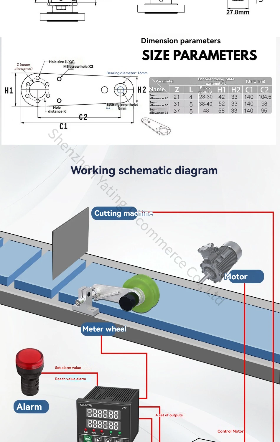 High-Precision Roller Metering Device Electronic Measuring Instrument for Indust