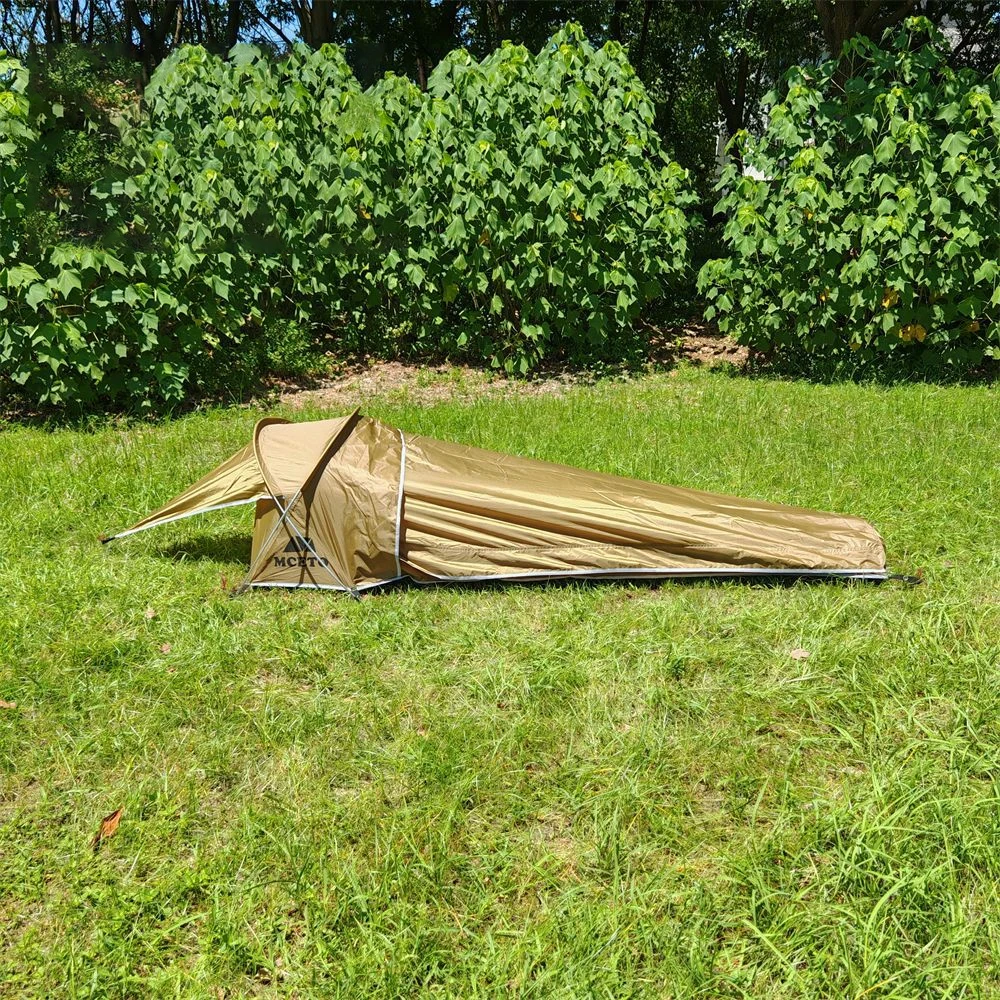 Ultralight Single Person Bivy Tent Waterproof 1 Man Tent for Camping Hiking Backpacking