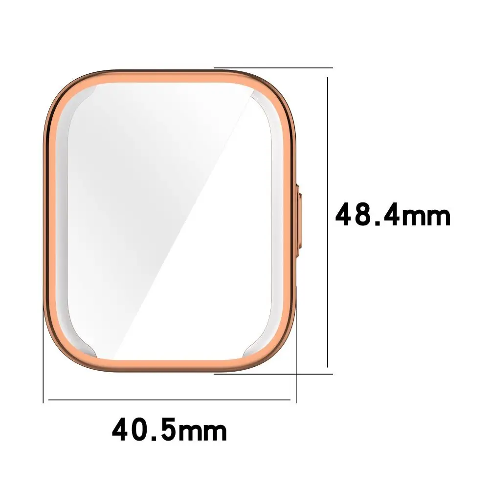 Enhanced Plating TPU Case with Anti-Scratch Screen Protector and Full Cover Bumper
