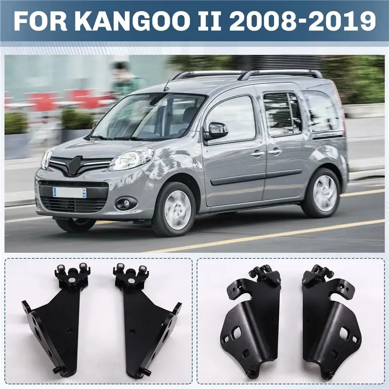 A65X-1Pair 도어 롤러 가이드 레일 8200497763 8200497643 Renault Kangoo II 2008-2019 도어 가이드 슬라이딩 왼쪽 오른쪽 하단