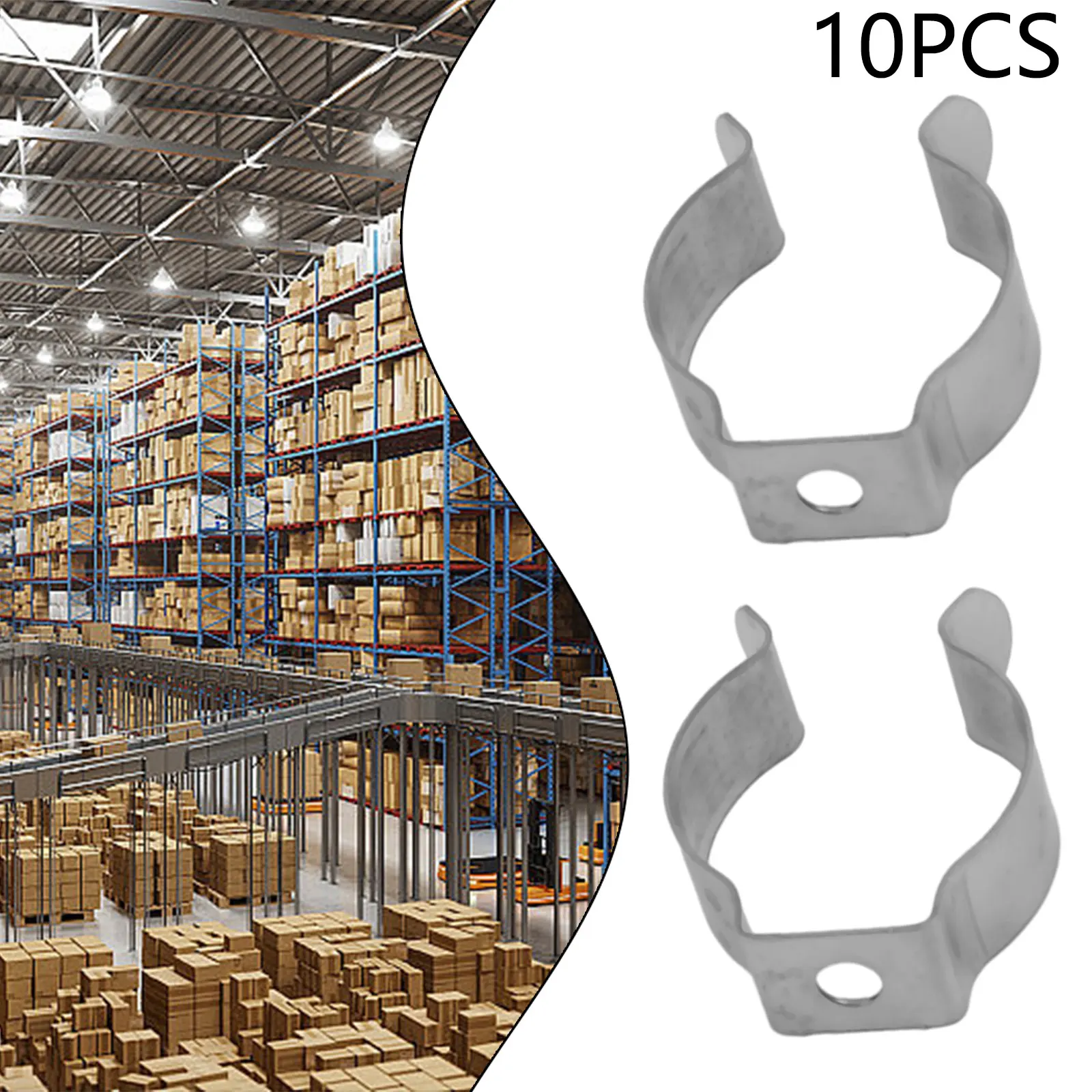 10pcs Spring Terry Clips Stainless Steel Narrow Base Tools 6mm-28mm Heavy Duty Tools Storage Hangers For Garages Sheds Hardwares