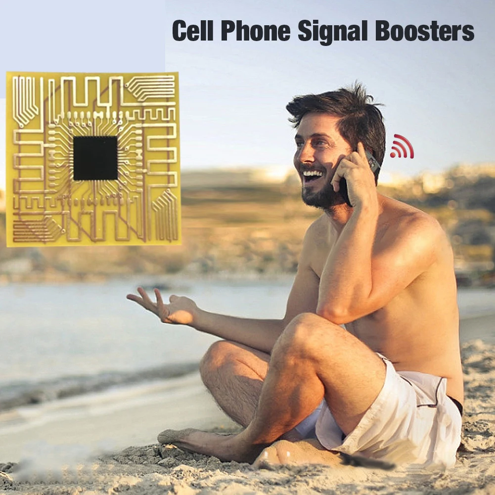 Portable Antenna Signal Boosters Cell Phone Network Signal Enhancement Stickers