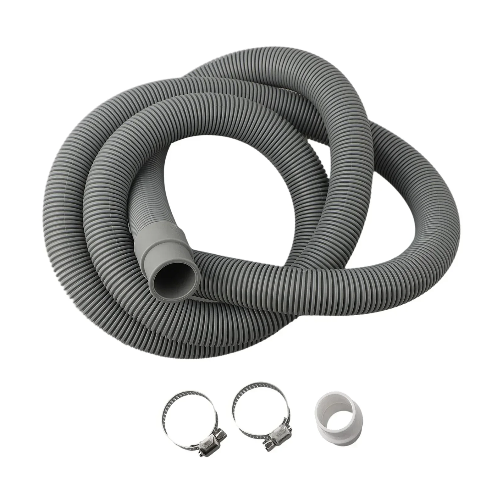 70cm/150cm/200cm Washing Machine Dishwasher Drain Waste Hose Extension Pipe Kits 1pcs For All Brands Of Washer