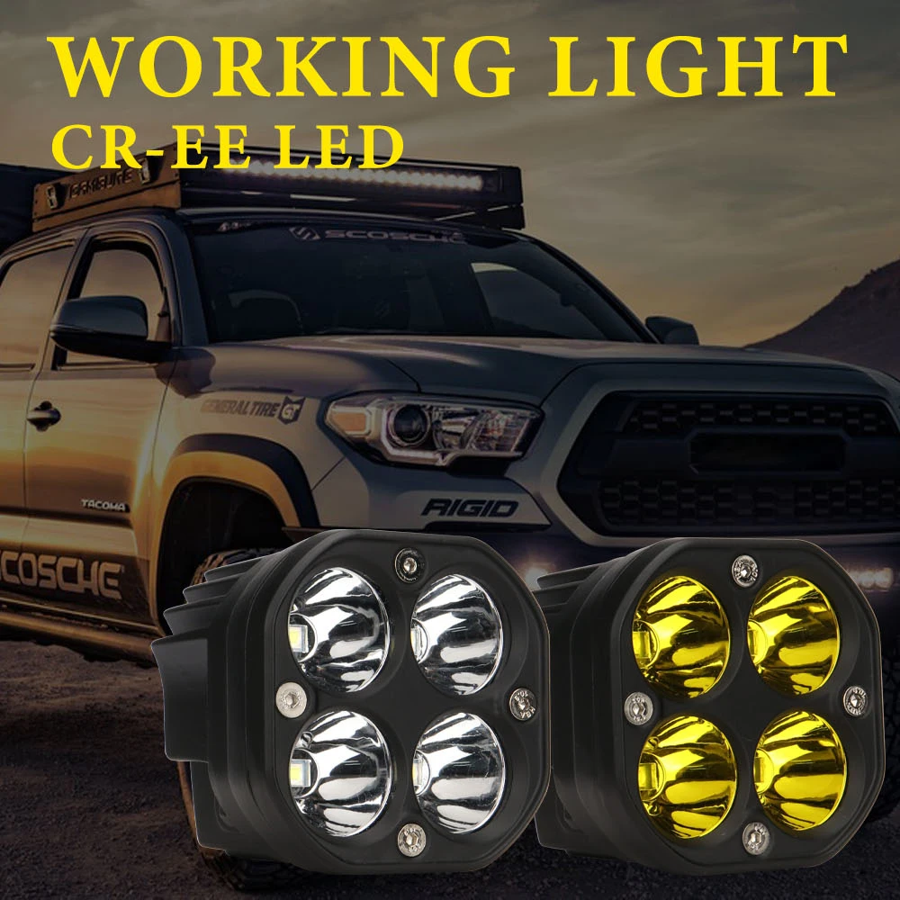 3 zoll Mini 40 W Led Arbeit Lichter Platz Scheinwerfer Motorrad Fahren Pod Lampe Für 4x4 Offroad traktoren Lkw UTV ATV Auto Nebel Lampe – Detail 1