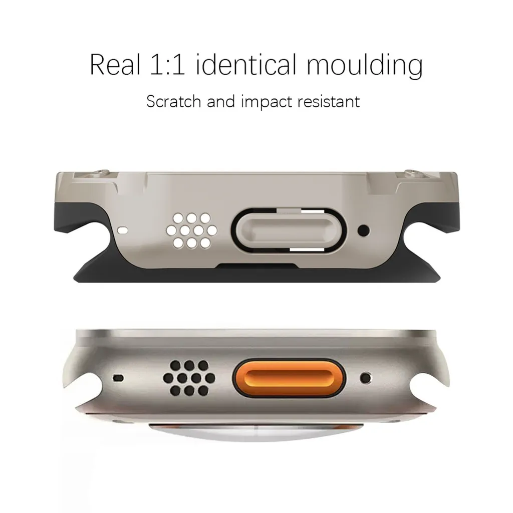 Sport Silicone Strap with TPU+PC Protective Bumper Case