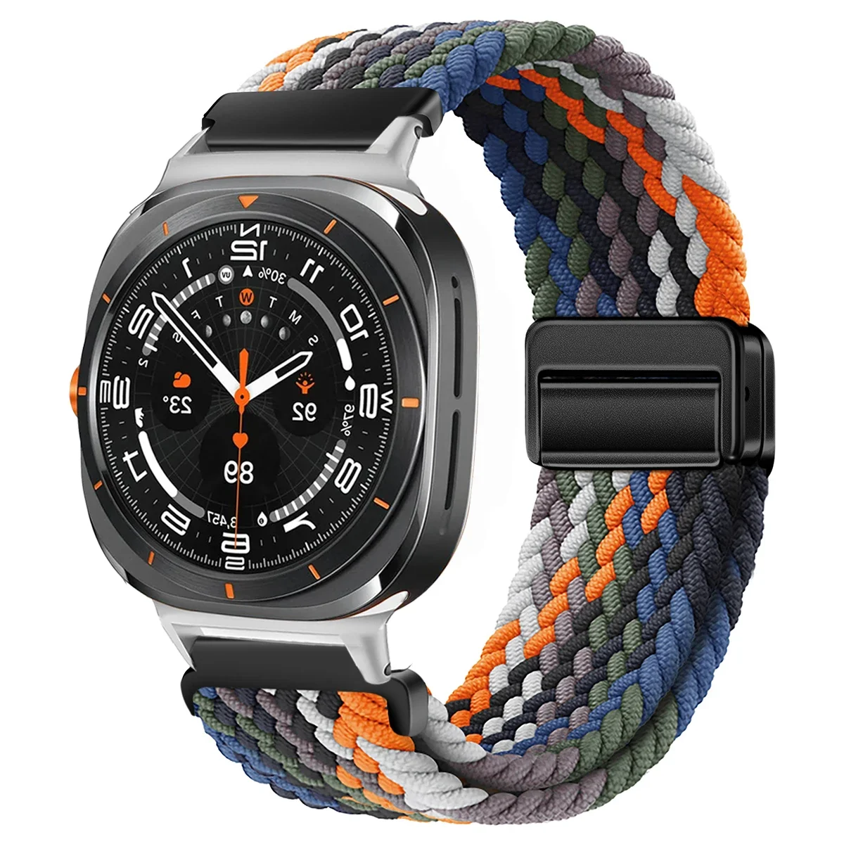 Magnetic Nylon Braided Sport Bracelet Strap