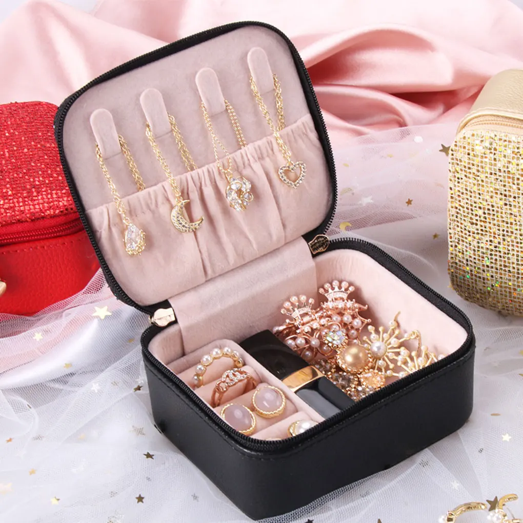 

Jewelry Box Organiser Compact And Portable For Travelers Portable Travel Jewellery Case Fashionable