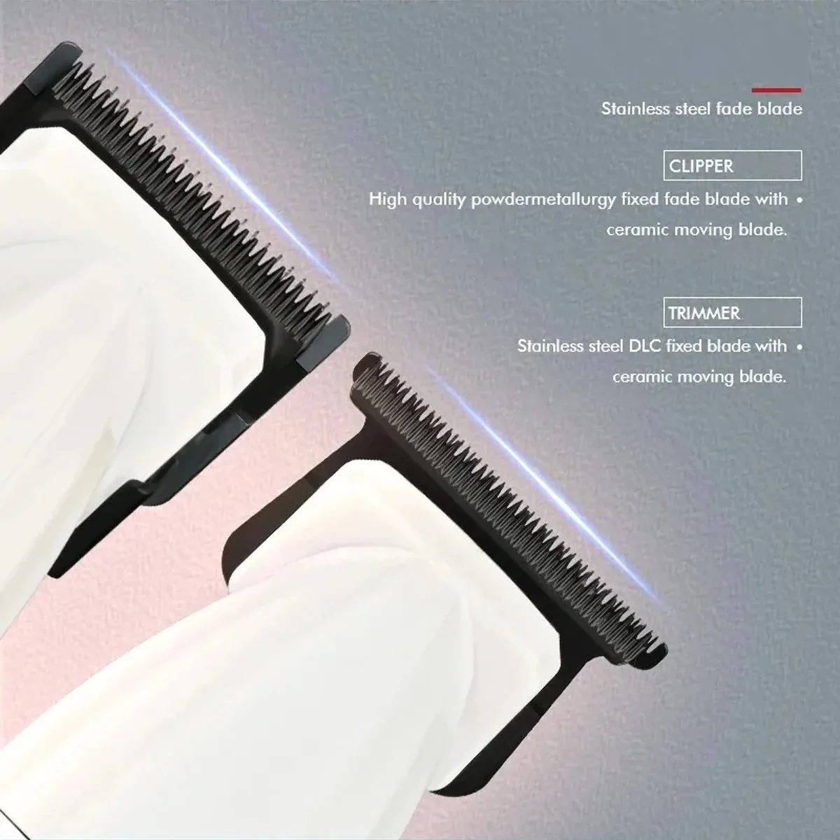 WMARK NG-8632 Professional Electric Hair Clipper 9000RPM DLC Blade Hair Trimmer with Spare Blades 10000RPM Shaver Barber Kit 4 S02cdbb22912845a3a40e4baf43782ff3D