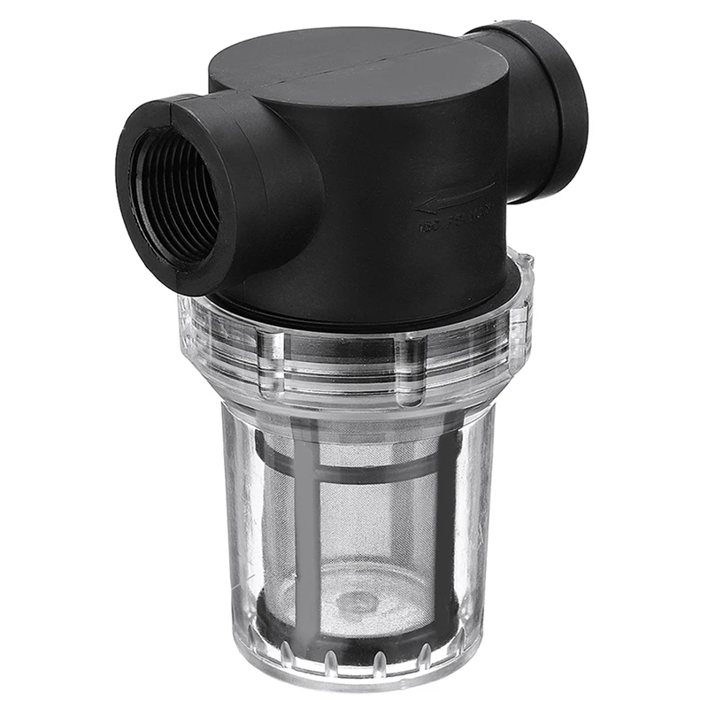 2 Set Water Filter Front Tap Water Purifier Mesh Strainer Pump Filter Irrigation High Flow Pipeline Filter, 142X113x55mm &