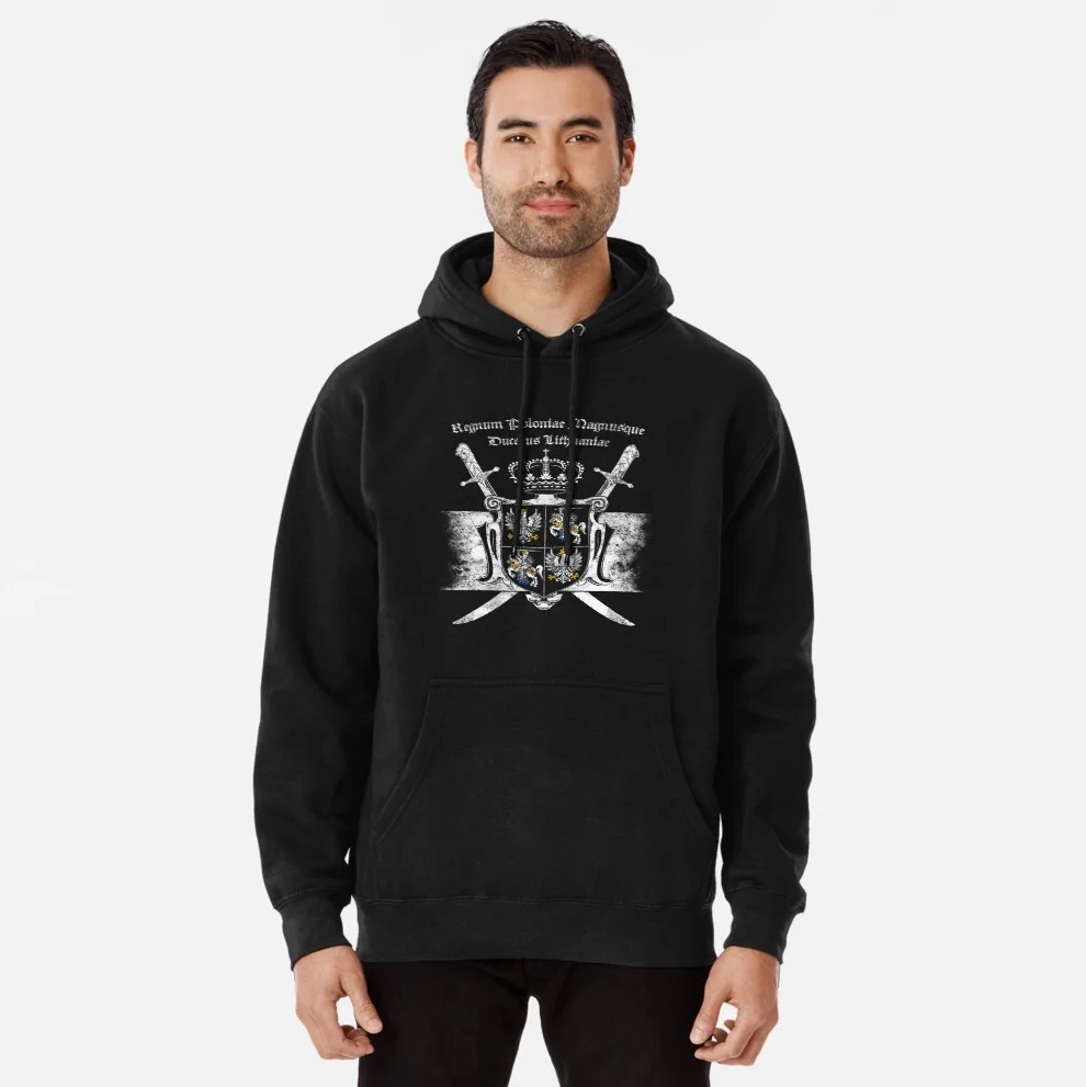 

Polish–Lithuanian Commonwealth Design Pullover Hoodie New 100% Cotton Comfortable Casual Mens Sweatshirts Fashion Streetwear