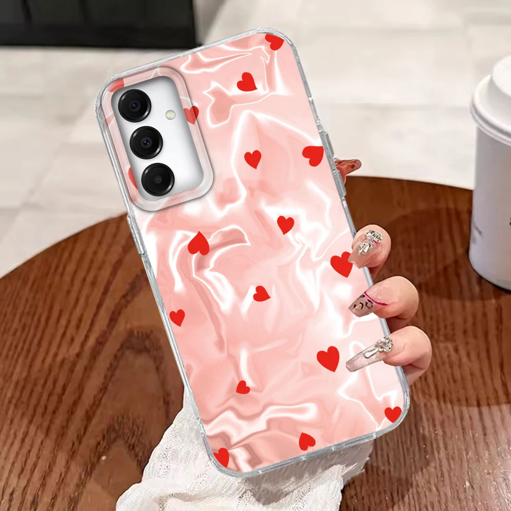 Girls Luxury Colorful Love Heart Phone Case Cover