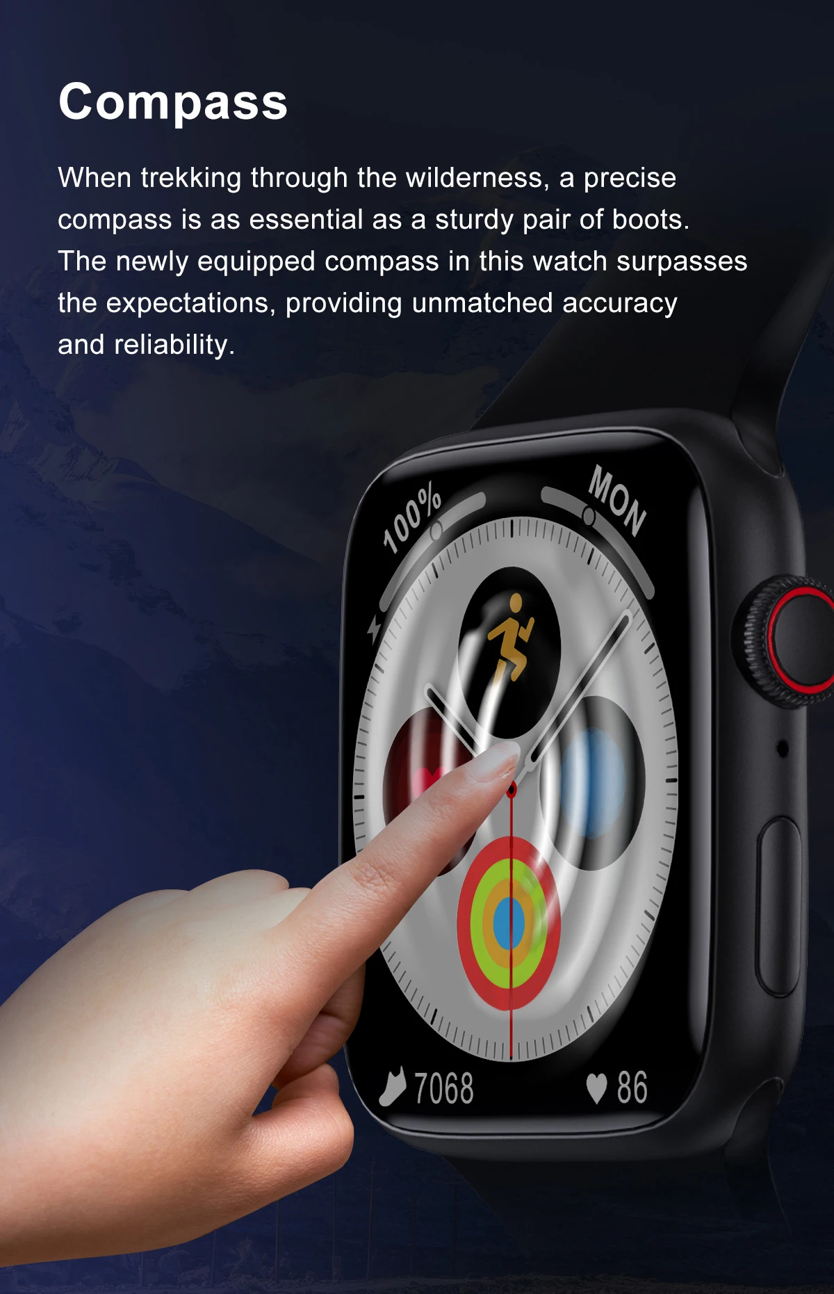 DT9 Smart Watch NFC GPS Track description image 8