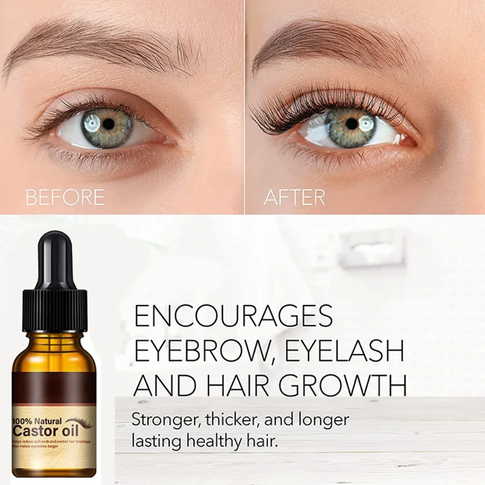 Eyelash Growth Serum Fast 7 Days Lashes Enhancer Longer Fuller Thicker Treatment Eyebrows Moisturizing Nourishing Care Products