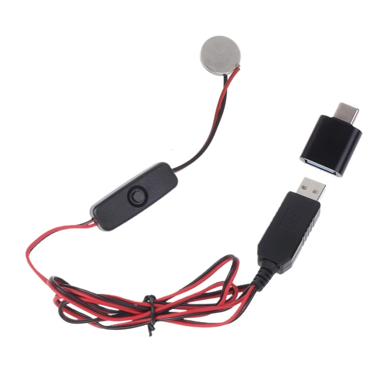 

Type-C USB to 3V CR2032 Fake Cable Cord Instead of 1x CR2032