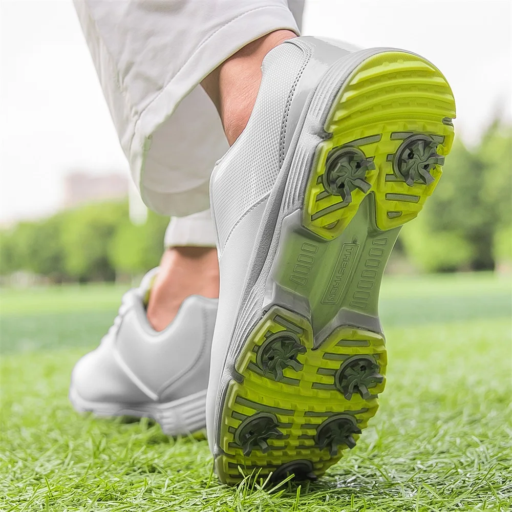 Zapatos de Golf profesionales para hombre, zapatillas antideslizantes cómodas para Fitness al aire libre, calzado informal para caminar, talla 39-49