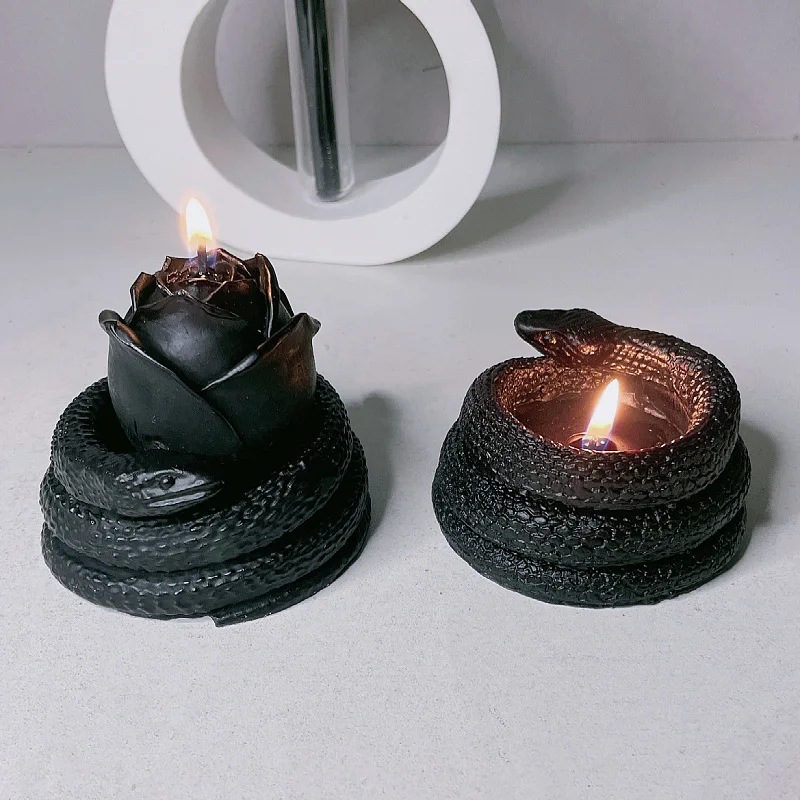Shuyan Wensoft Township48℃Low Temperature Sexy Candle Snake Rose Anti-ScaldSMWax Drip Adult Flirting Products