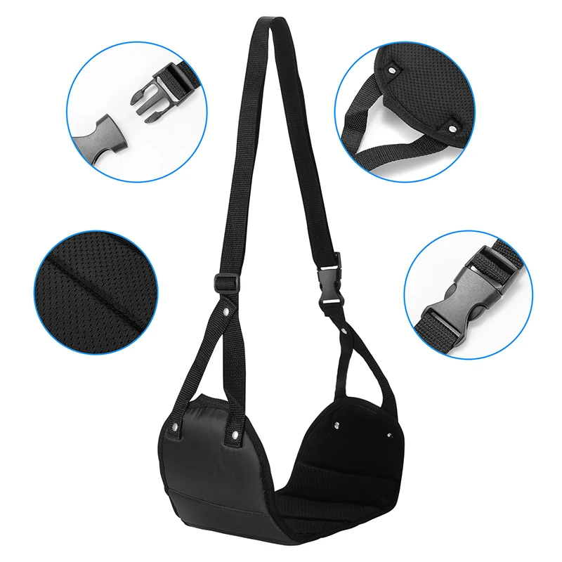 Office Pain Relief Foot Hammock Travel Foam Flight Airplane Carry-on Adjustable Pillows Portable Footrest Leg Hammock Folding 2