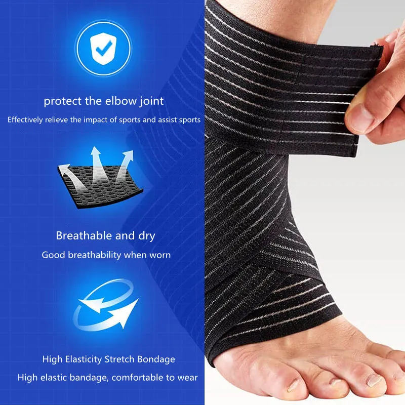 Knee Pad Joint Tape Knee Gym Sport Knee Bandage Tape Crossfit Protective Elastic Tape Sports Bandage Fitness Protection Aid
