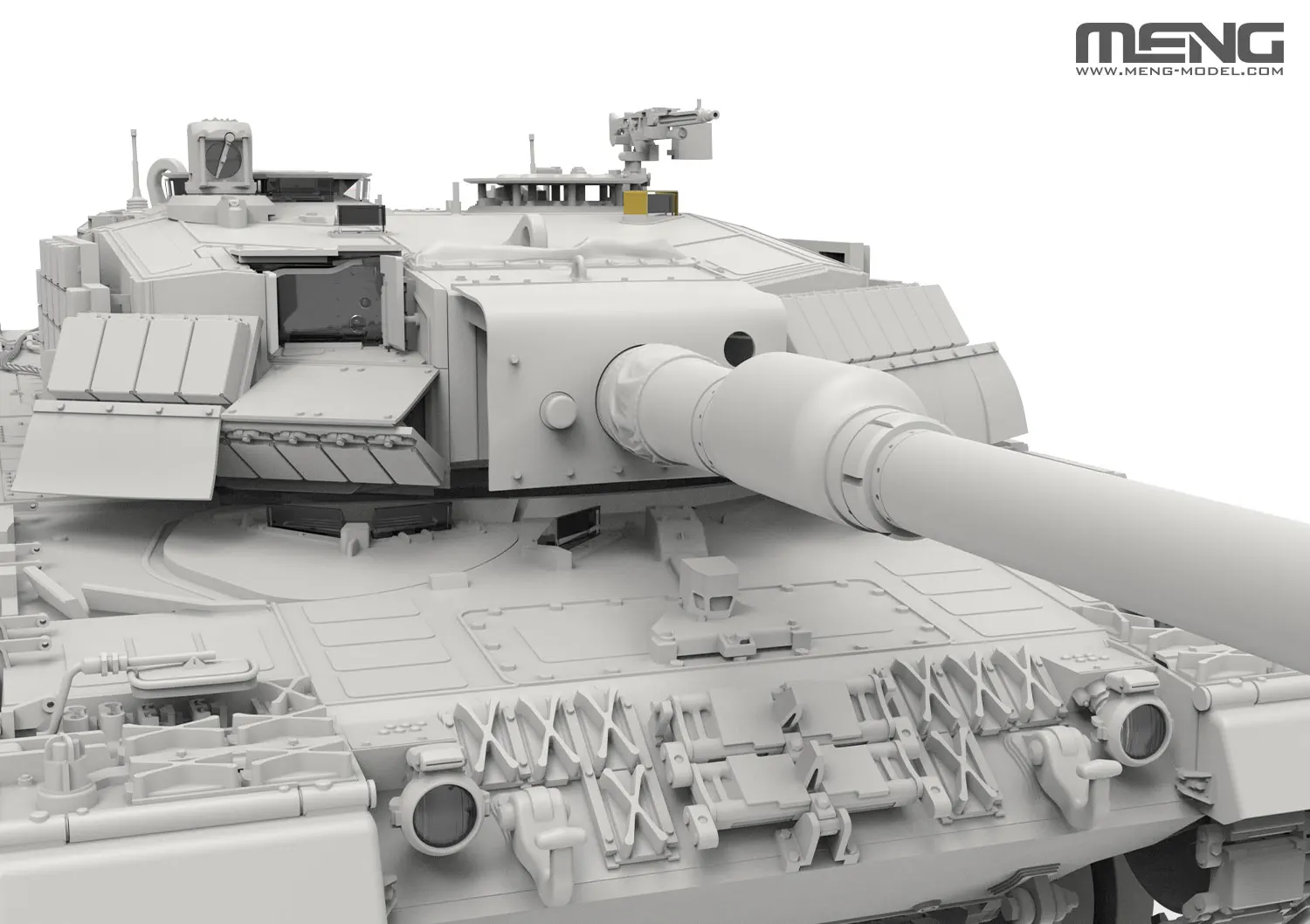 MENG TS-058 1/35 주요 전투 탱크 레오파드 2A4(우크라이나) 조립 모델 키트
