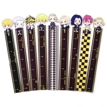 

Anime Ruler Tokyo Revengers Figures Takemichi Manjiro Straight Rulers Student Stationery Kawaii Drafting Tools School Supplies