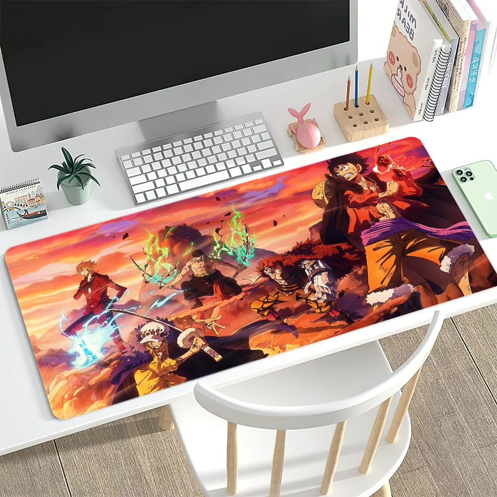Bilibili O-ONE L-Luffy P-PIECE Gear 5 For Keyboard Office Large Mouse Mat Pad Computer Game Big Anti-slip Rubber PC Mice 5