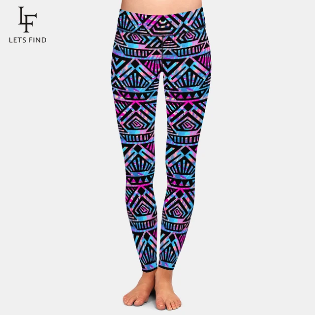 LETSFIND Super Soft Women Leggings 3D 
