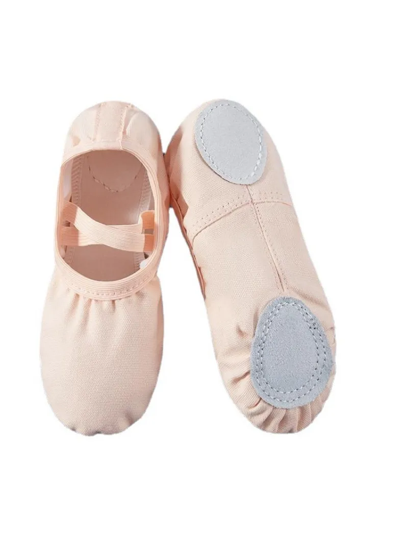 Dance Shoes, Ballet Shoes, Canvas Flat, Ballet Dancing Slippers, Ballerina Practice Shoes, For Girls Women Children, Soft Sole