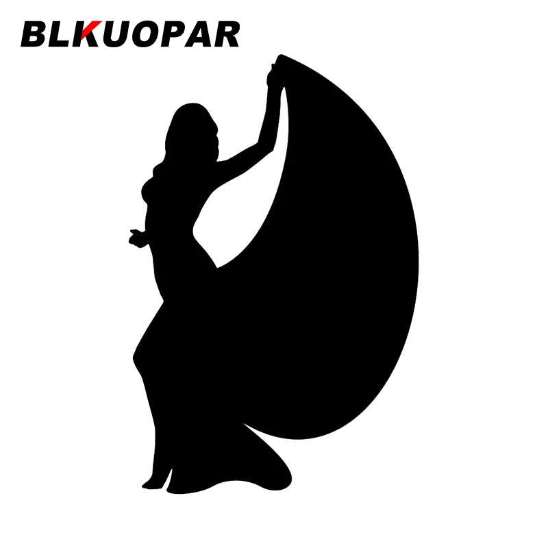 

BLKUOPAR Belly Dancer Woman Car Sticker Scratch-Proof Personality Car Door Protector Creative Sunscreen Original Decoration