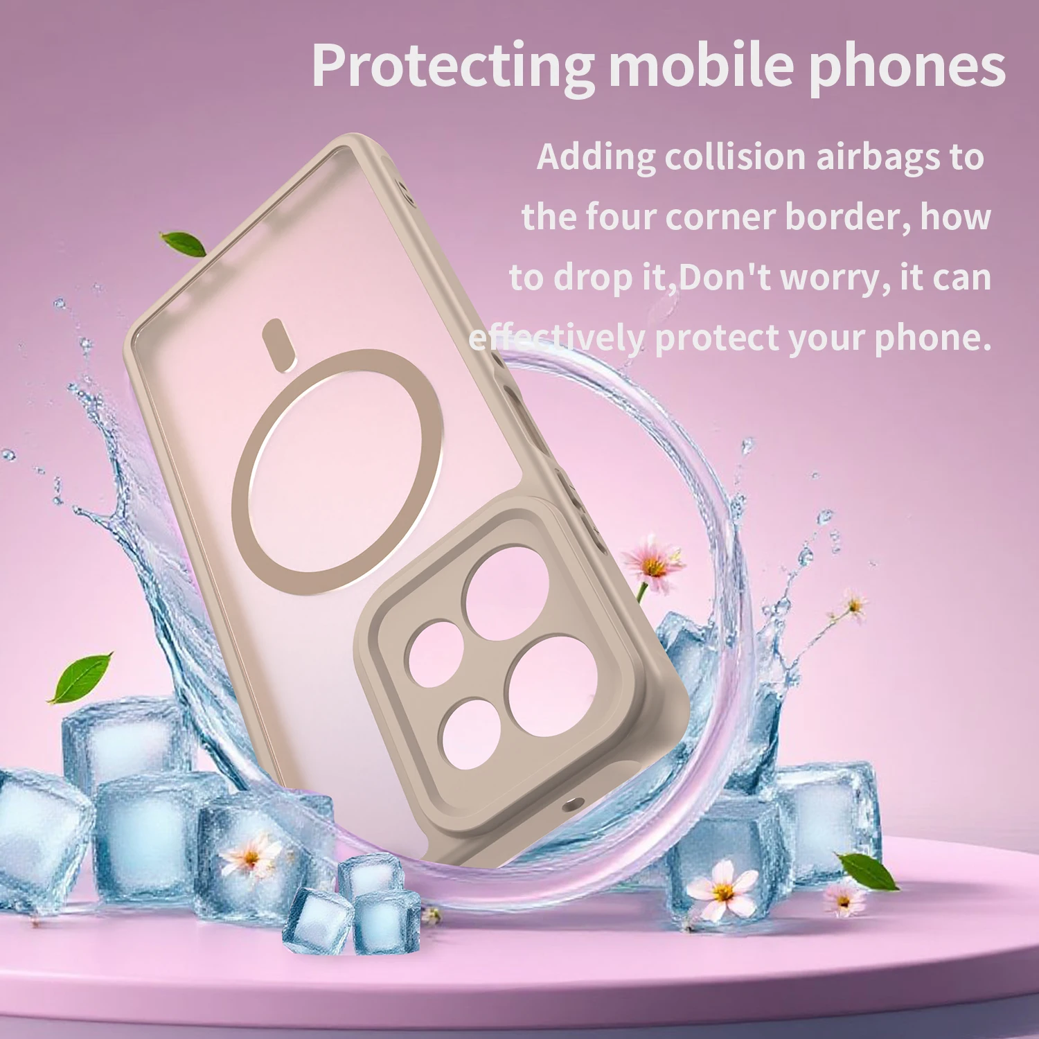 Durable Armor Bumper Shockproof Silicone Phone Case - Hard Cover Capa
