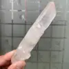 Natural White Clear Quartz Crystal Wand Healing Reiki Crystal Original Skeletal Crystal Point Specimen Home Decor Minerales 5